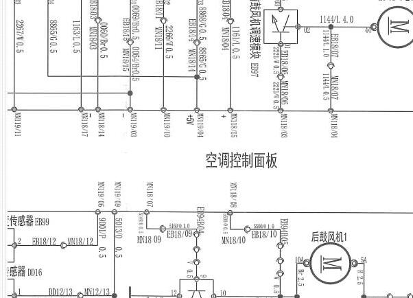2010-2015年依维柯空调和仪表电路图