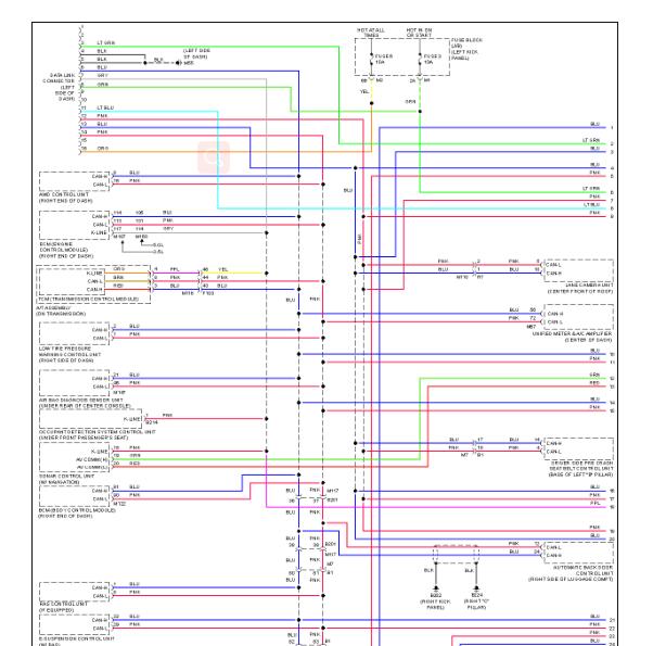 2011年英菲尼迪FX35 OBD电路图