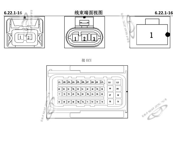 2018长安欧诺JL473QG发动机针脚