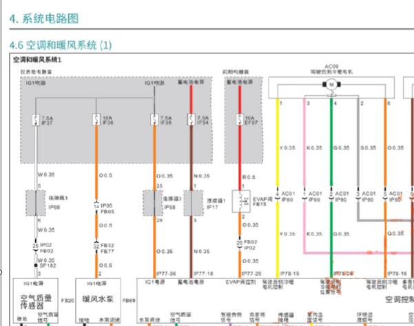 2019年广汽丰田iA5空调电路图
