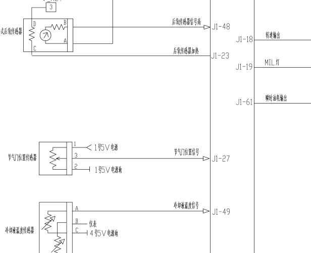 V19发动机电路图