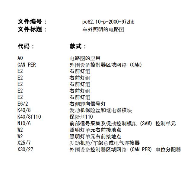 2013年奔驰G63喇叭与灯光电路图