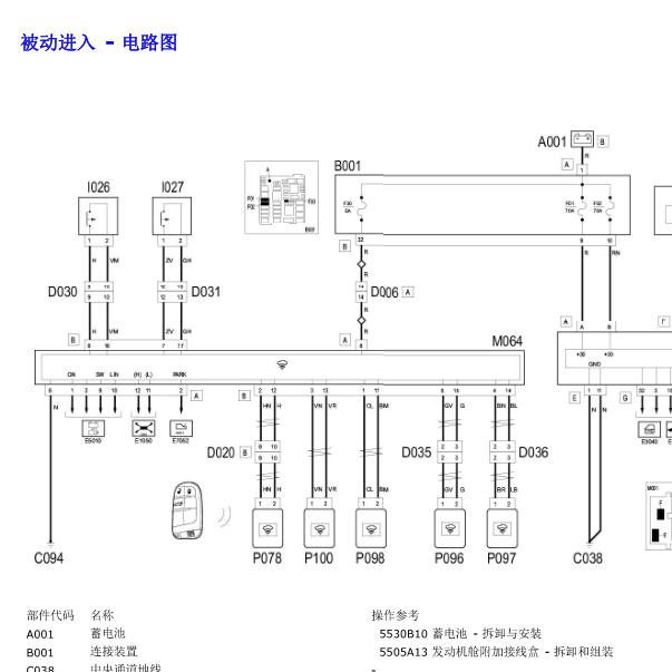 2013年菲亚特菲翔 遥控门锁电路图