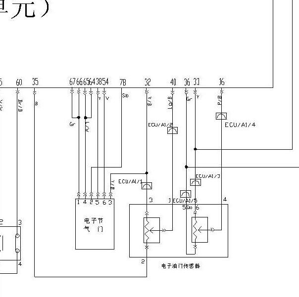 奇瑞东方之子483发动机电路图