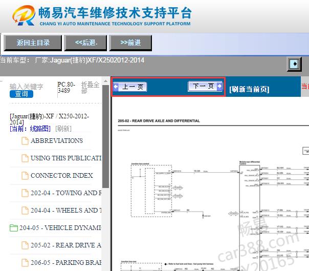 2012-2014年捷豹XF电路图