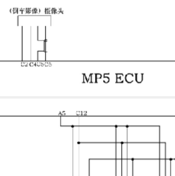 2016年东风风光S560倒车影像线路