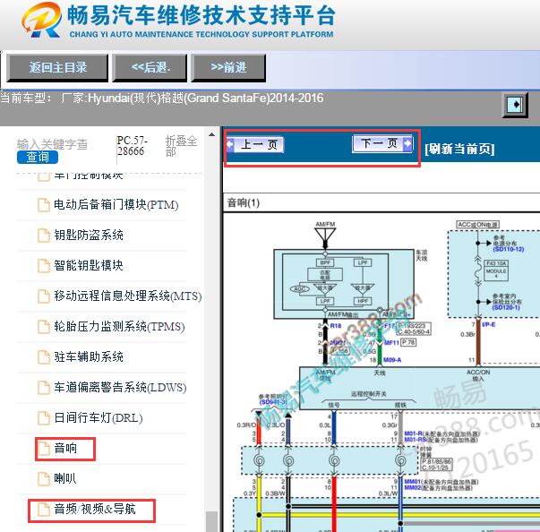 2014-2015年现代格越音响电路图