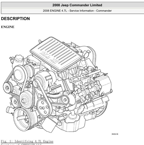 2008年吉普指挥官4.7发动机维修手册