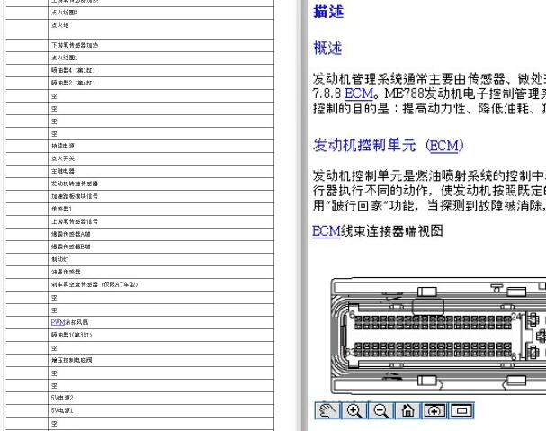 荣威 15S4U发动机电脑针脚定义