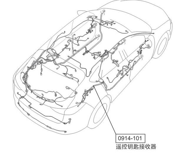 2020年马自达CX4遥控接收器位置