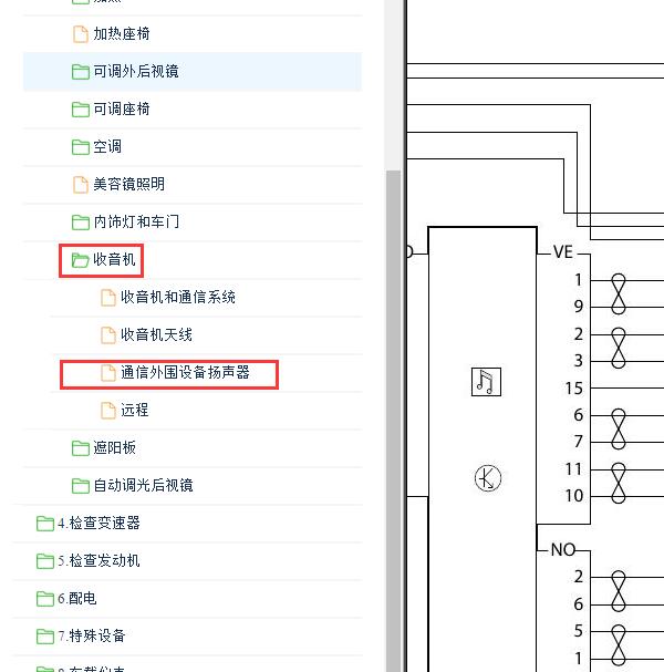 2016-2017年雷诺科雷傲音响功放电路图
