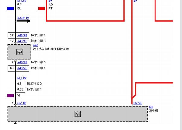 2021年宝马X1发电机电路图和皮带拆装