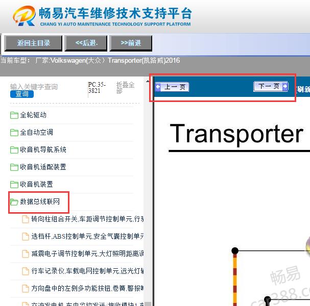 2016年大众迈特威CAN电路图