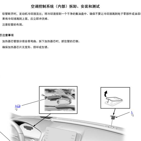 2020年本田英诗派空调的拆装资料