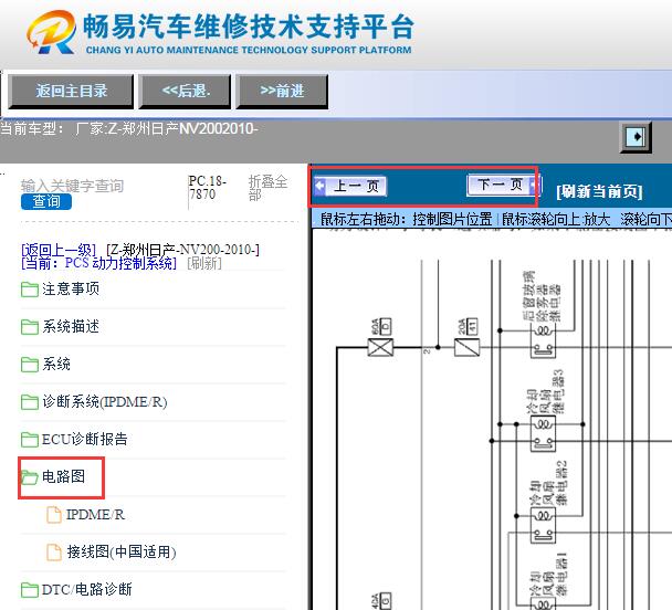 2010年日产NV200智能接线盒线路图