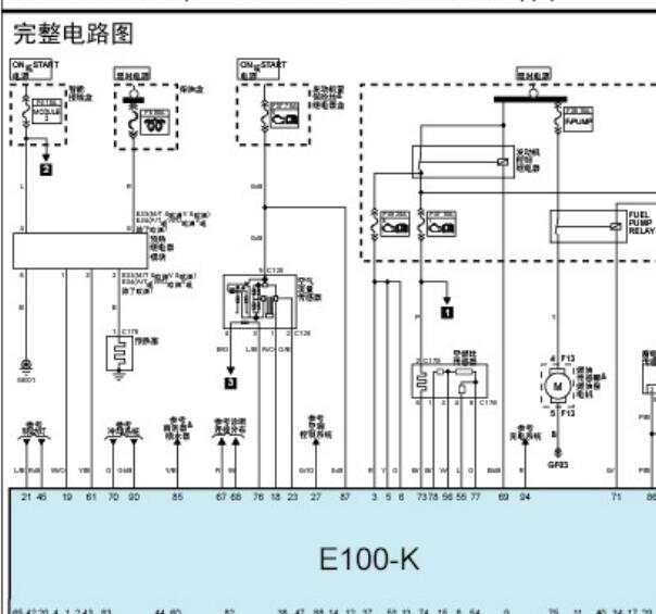 2014年现代格越发动机节气门电路图