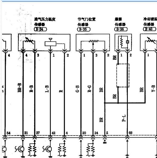 2005年黑金刚4G64发动机电路图