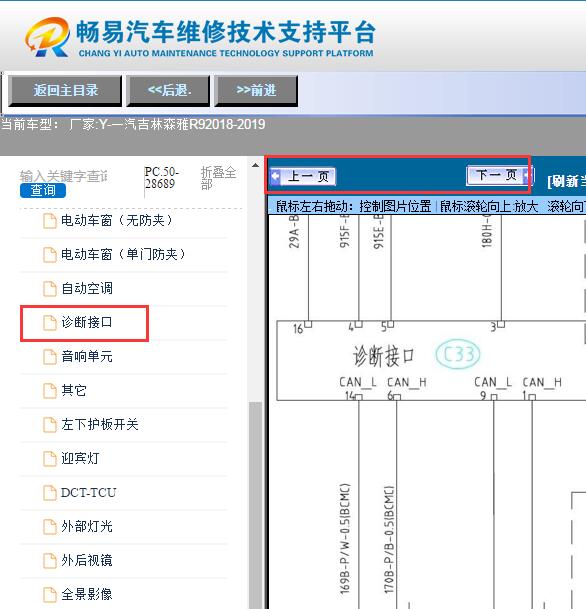 2018-2019年森雅R9   网络电路图