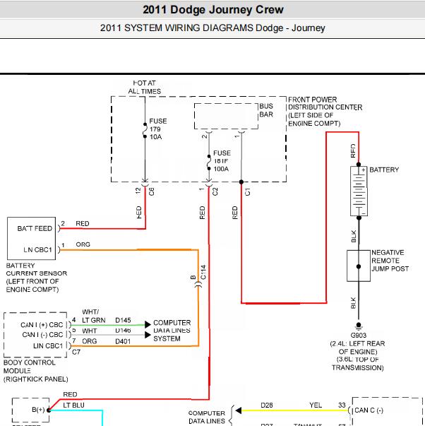 2011年酷威启动马达的线路图
