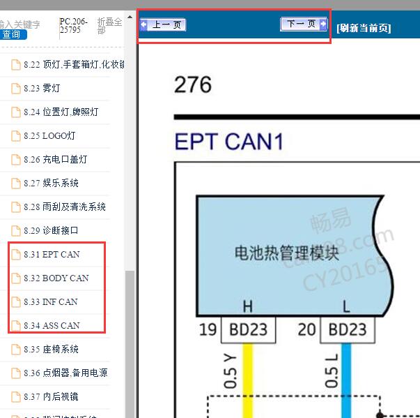 2020年威马EX5网络通讯电路图