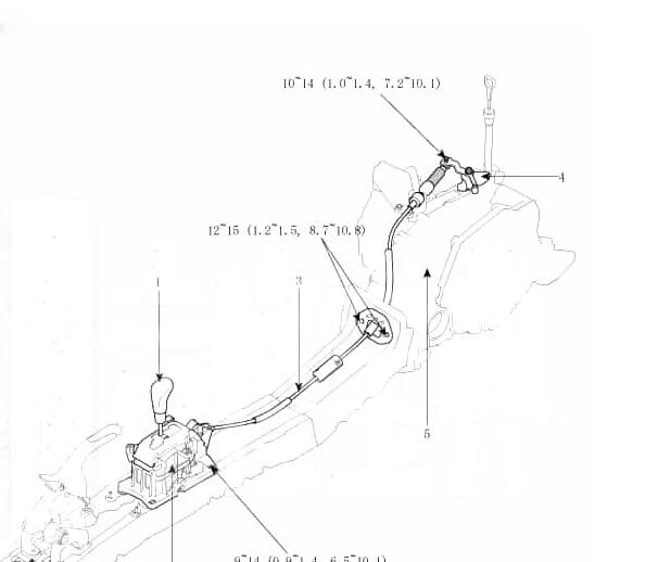2010年起亚速迈换挡维修手册