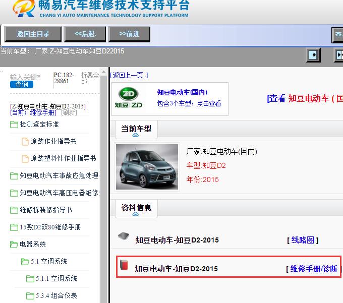 知豆电动车-知豆D2-2015[ 维修手册/诊断 ]