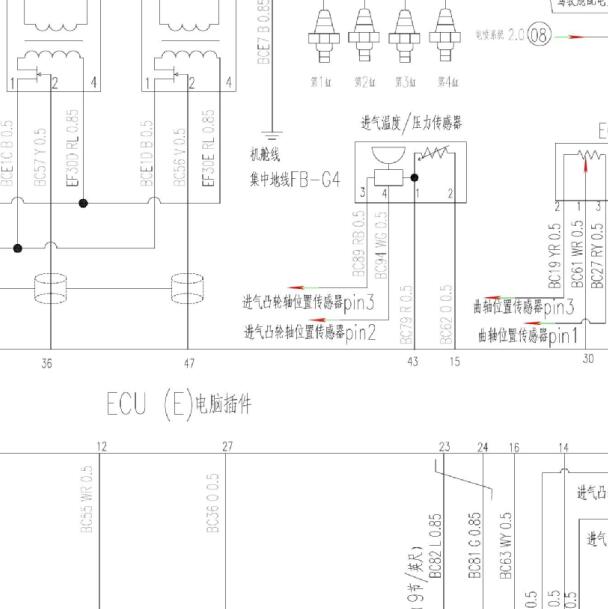 2019年东风风行F600  DFMB20AQA发动机电路图