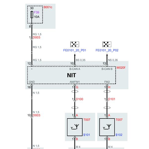 2015年玛莎拉蒂总裁  蓝牙电路图