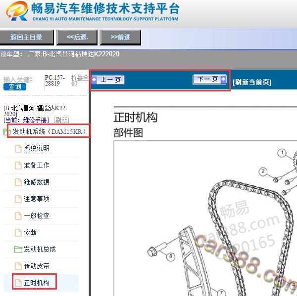 2020年北汽昌河福瑞达K22发动机正时
