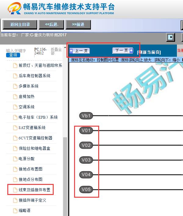 2017年力帆轩朗  雷达位置