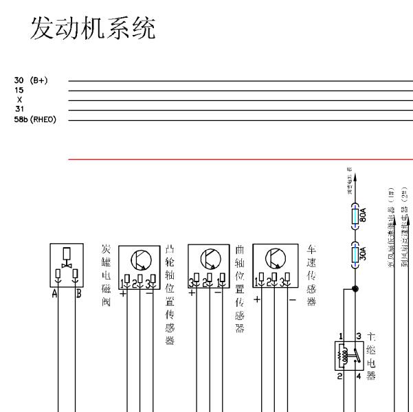 2006年海马福美来  发动机电路图