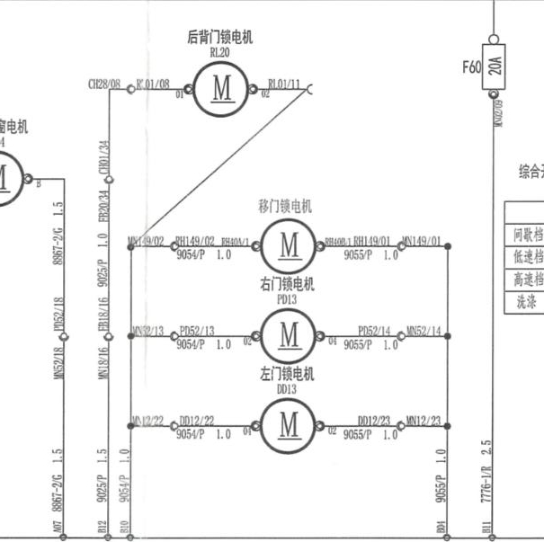 2015年依维柯中控电路图