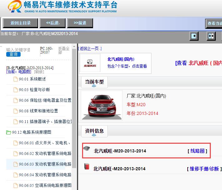 北汽威旺-M20-2013-2014[ 线路图 ]