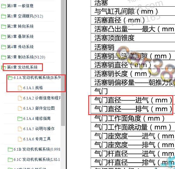2013-2014年五菱之光B12发动机气门间隙