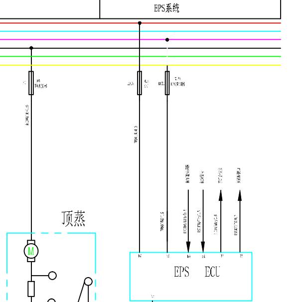 2014年威旺M30  转向电路图