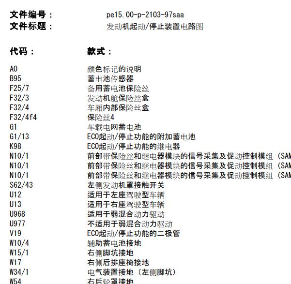 2012年奔驰S350L起动电路图