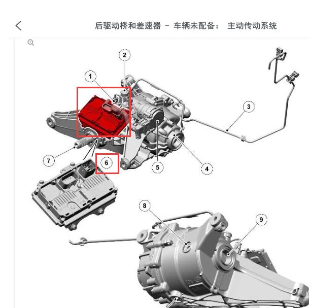 2020年路虎发现运动版 四驱模块位置