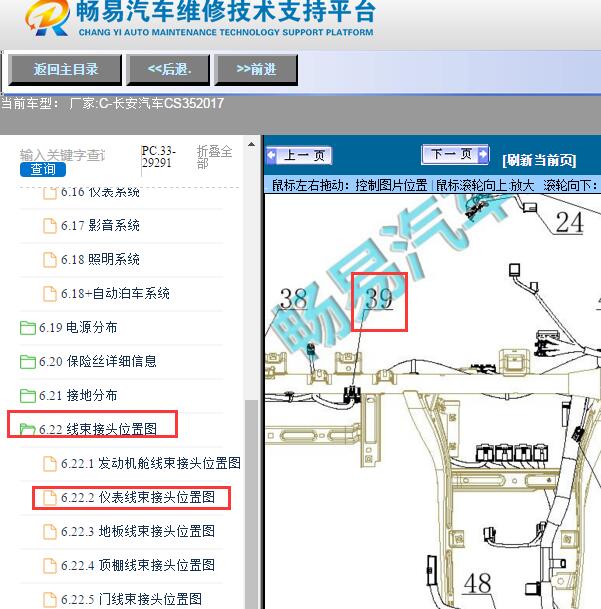 2017年长安汽车-CS35网关位置
