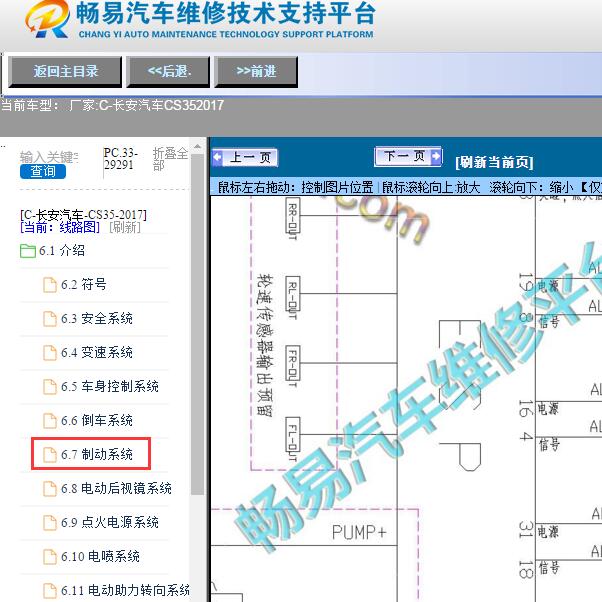 2017年长安汽车CS35 ABS电路图