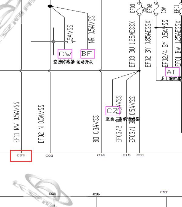 长安JL478QEA  63针发动机电路图