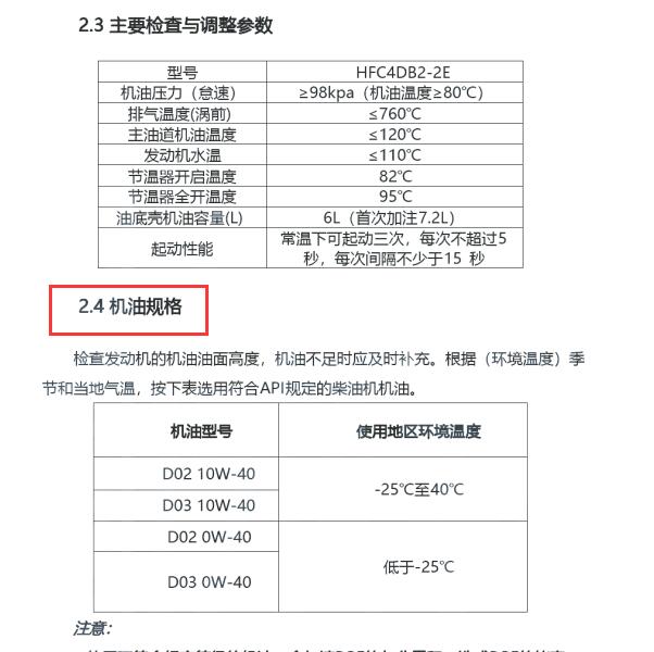 2022年江淮悍途发动机机油规格