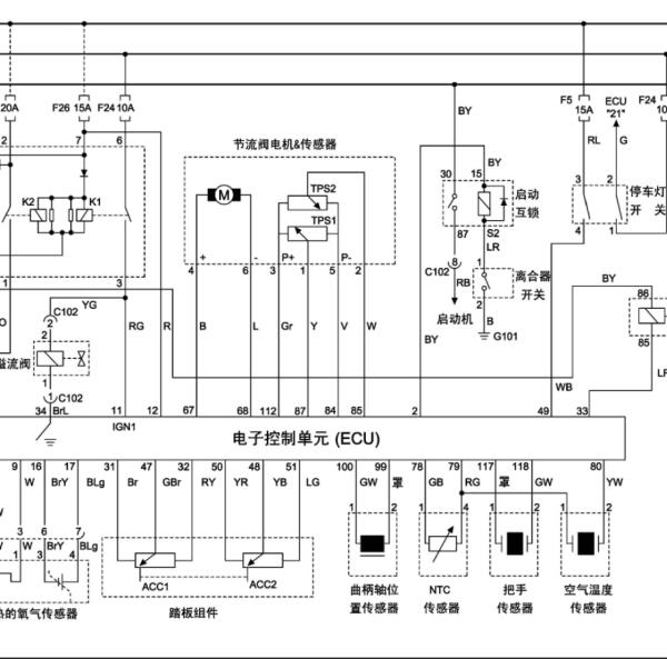 伊斯坦纳 M161G23D发动机电路图