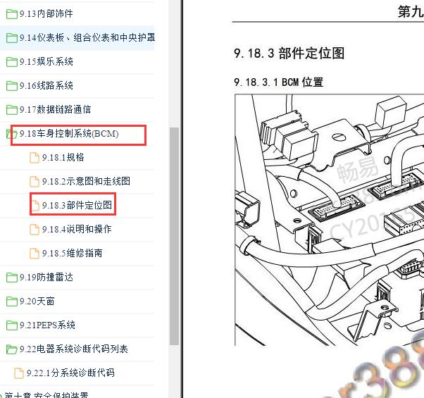 2017年东风风光580车身位置