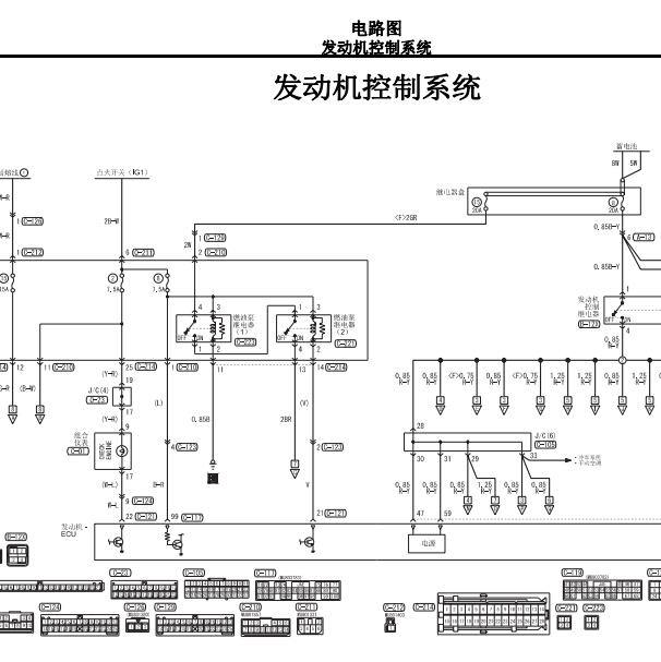 东南汽车4G63S4发动机电路图