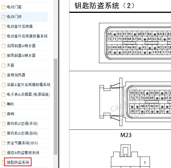 2009年现代雅绅特钥匙针脚