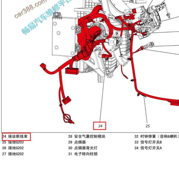 2017年五菱宝骏310W诊断插头位置