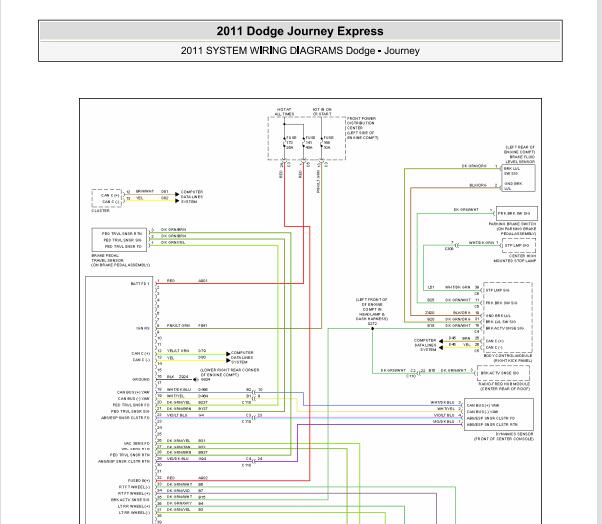 2011年道奇酷威ABS电路图
