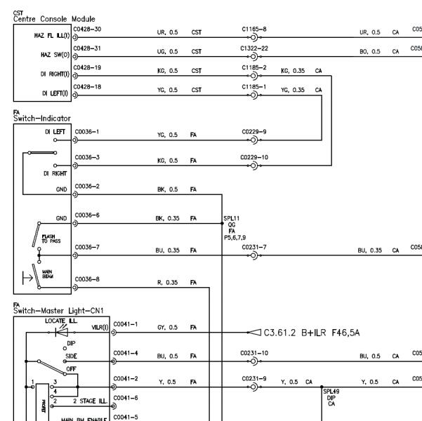 2011年阿斯顿·马丁DB9  敞篷电路图