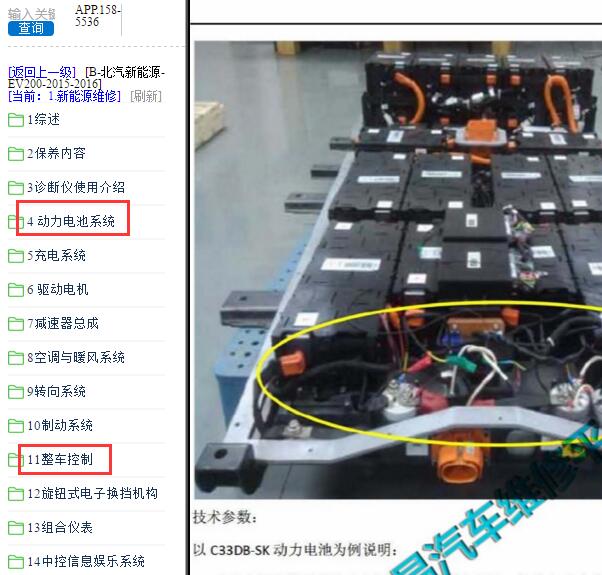 2015年北汽新能源EV200高压与VBU维修手册