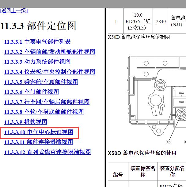 2013-2014年别克英朗蓄电池保险说明